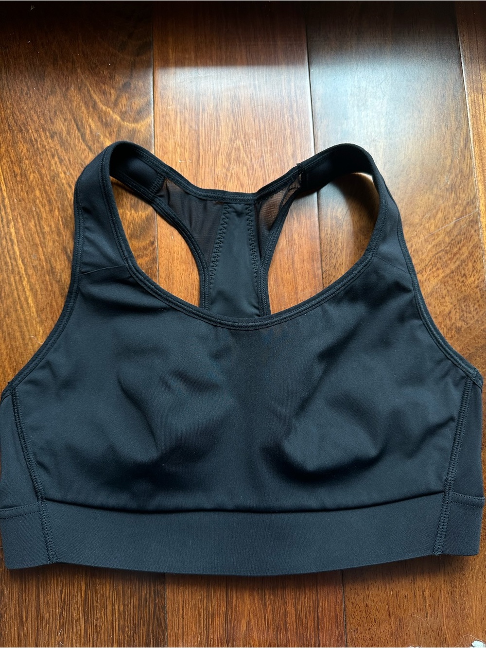 Athleta Black Racerback Sports Bra - Supportive Everyday Wear